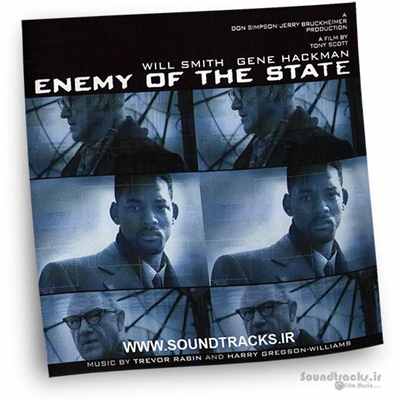 دانلود موسیقی فیلم دشمن کشور (Enemy of the State)، ساخته ی مشترک هری گرگسون ویلیامز (Harry Gregson-Williams) و ترور رابین (Trevor Rabin)